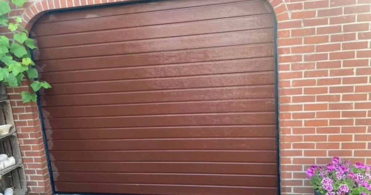Sectionale poort, Tuin en Terras, Tuinschermen, Ophalen, Zo goed als nieuw