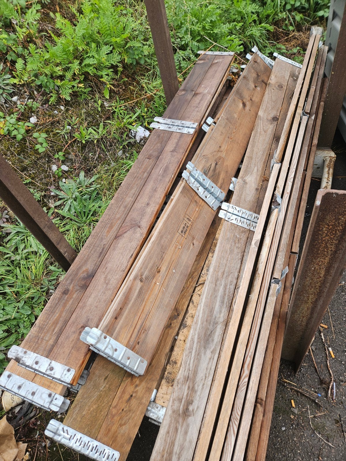 rehausse pour palette, Enlèvement