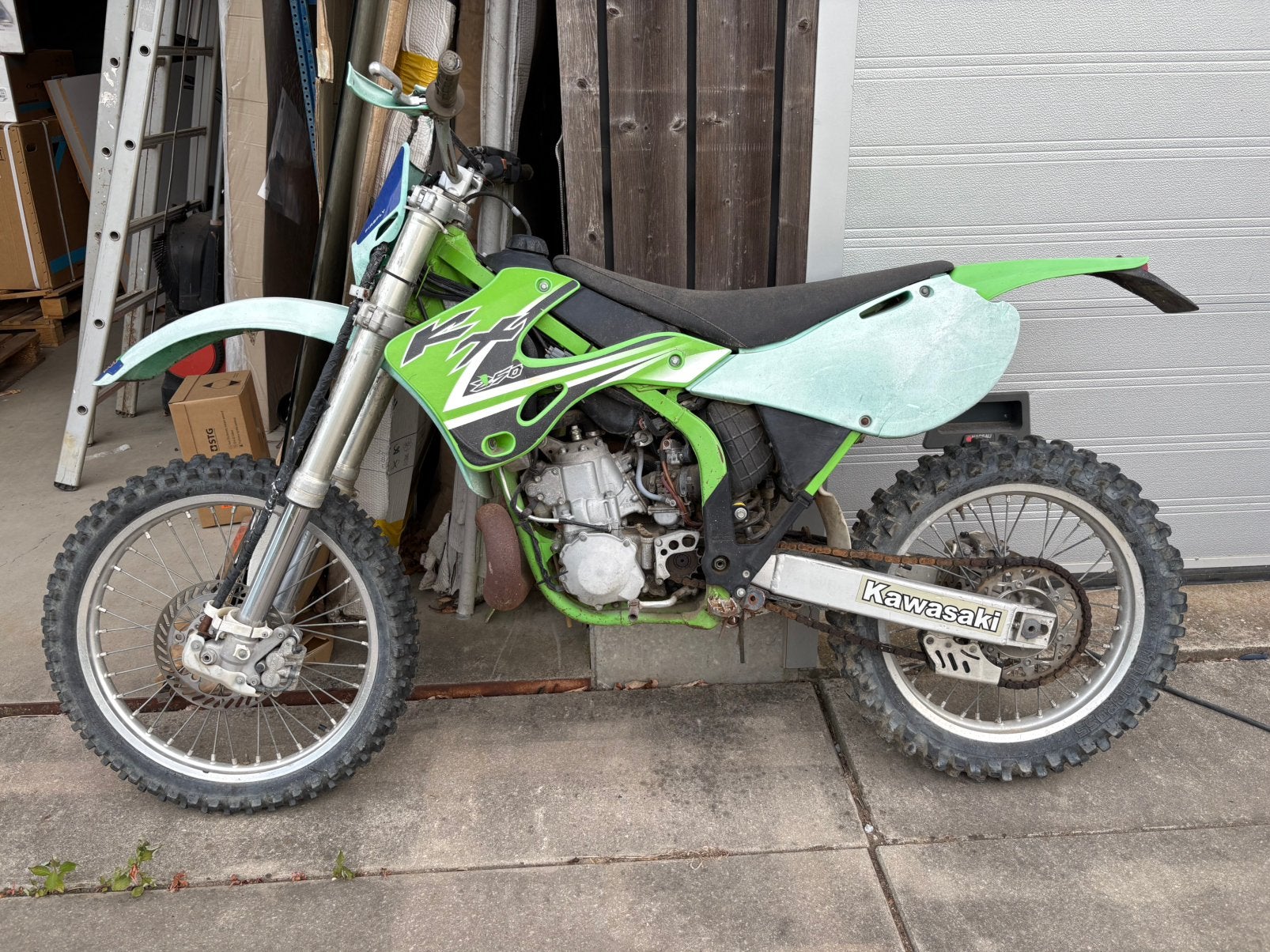 Kawasaki kdx 250 MET papieren!, Fietsen en Brommers, Ophalen, Zo goed als nieuw