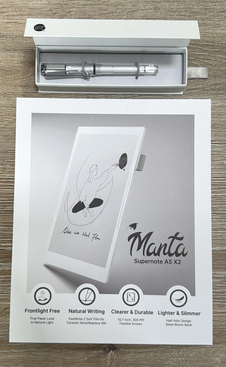 E-ink digital A5 Notebook Supernote Manta, Computers en Software, E-readers, Zo goed als nieuw, Ophalen of Verzenden