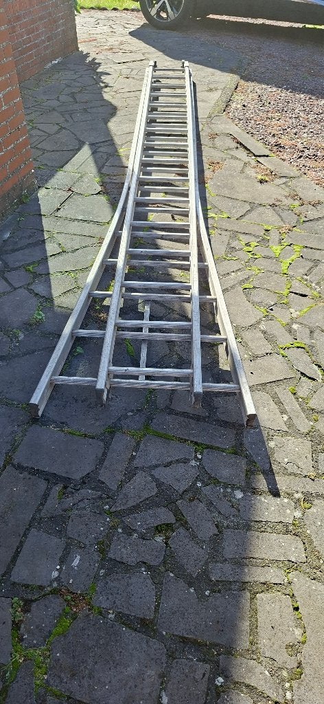 ladder, Ophalen, Gebruikt, Ladder, Opvouwbaar of Inschuifbaar