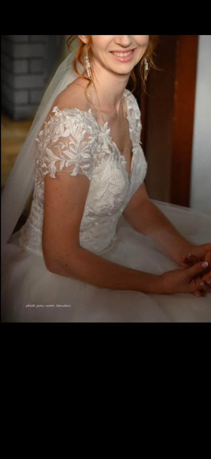 Robe de mariage, Enlèvement, Comme neuf, Blanc, Robe de mariée