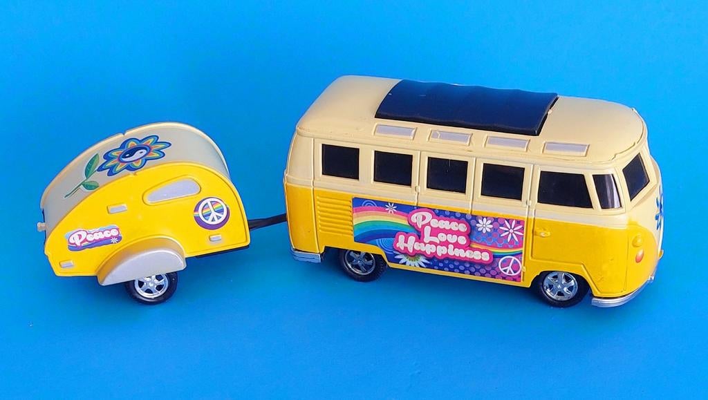 Volkswagen combi avec caravane, Enlèvement ou Envoi, Utilisé, Bus ou Camion