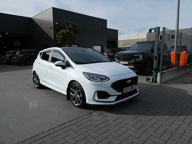 Ford Fiesta 5d ST-line 1.0 i MHEV Hybride 125pk Automaat, Auto's, Automaat, Euro 6, Wit, Bedrijf
