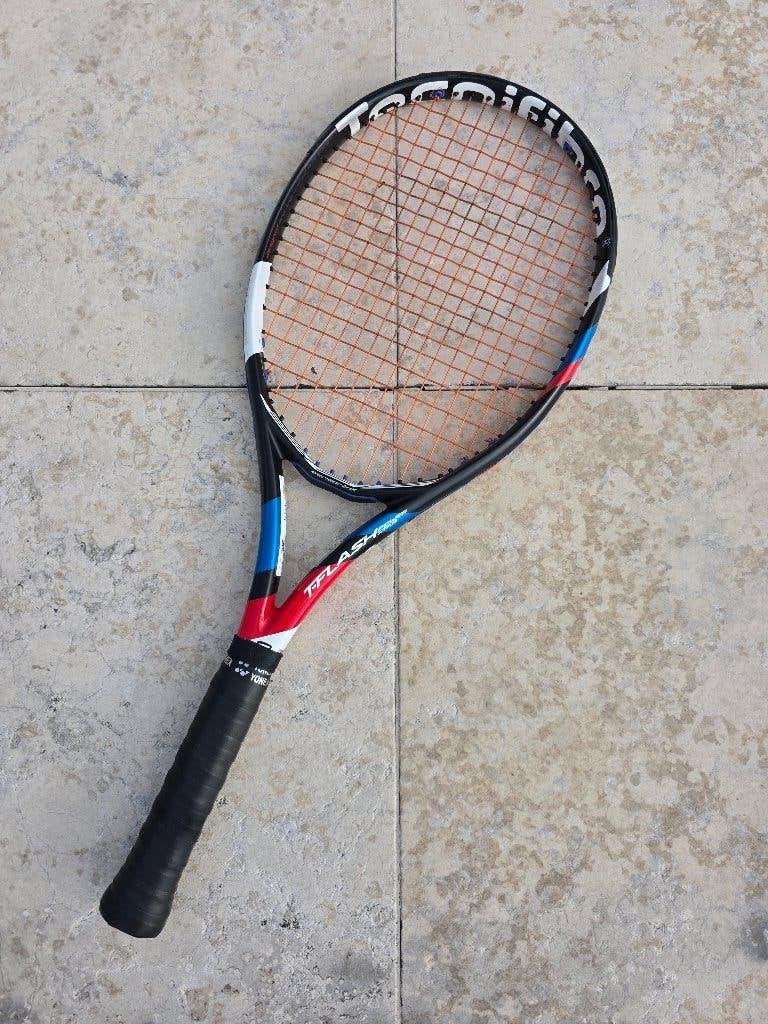 Tecnifibre T-Flash Power Stab 285g, Sport en Fitness, Tennis, Overige merken, Ophalen of Verzenden, Zo goed als nieuw, Racket