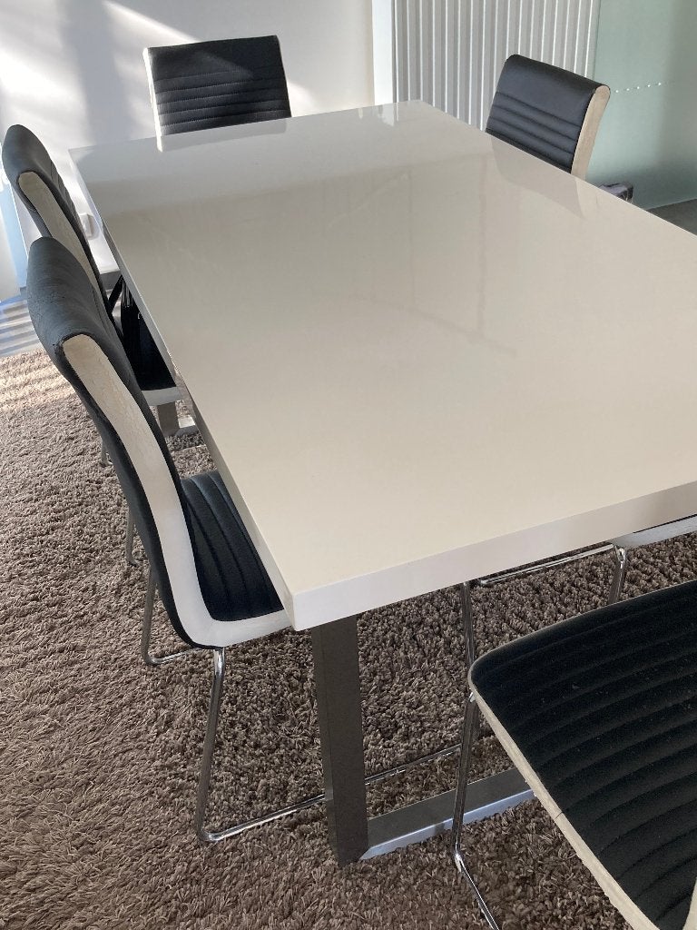 Eetkamertafel, Maison & Meubles, Tables | Tables à manger, 150 à 200 cm, Cinq personnes ou plus, Comme neuf, Enlèvement