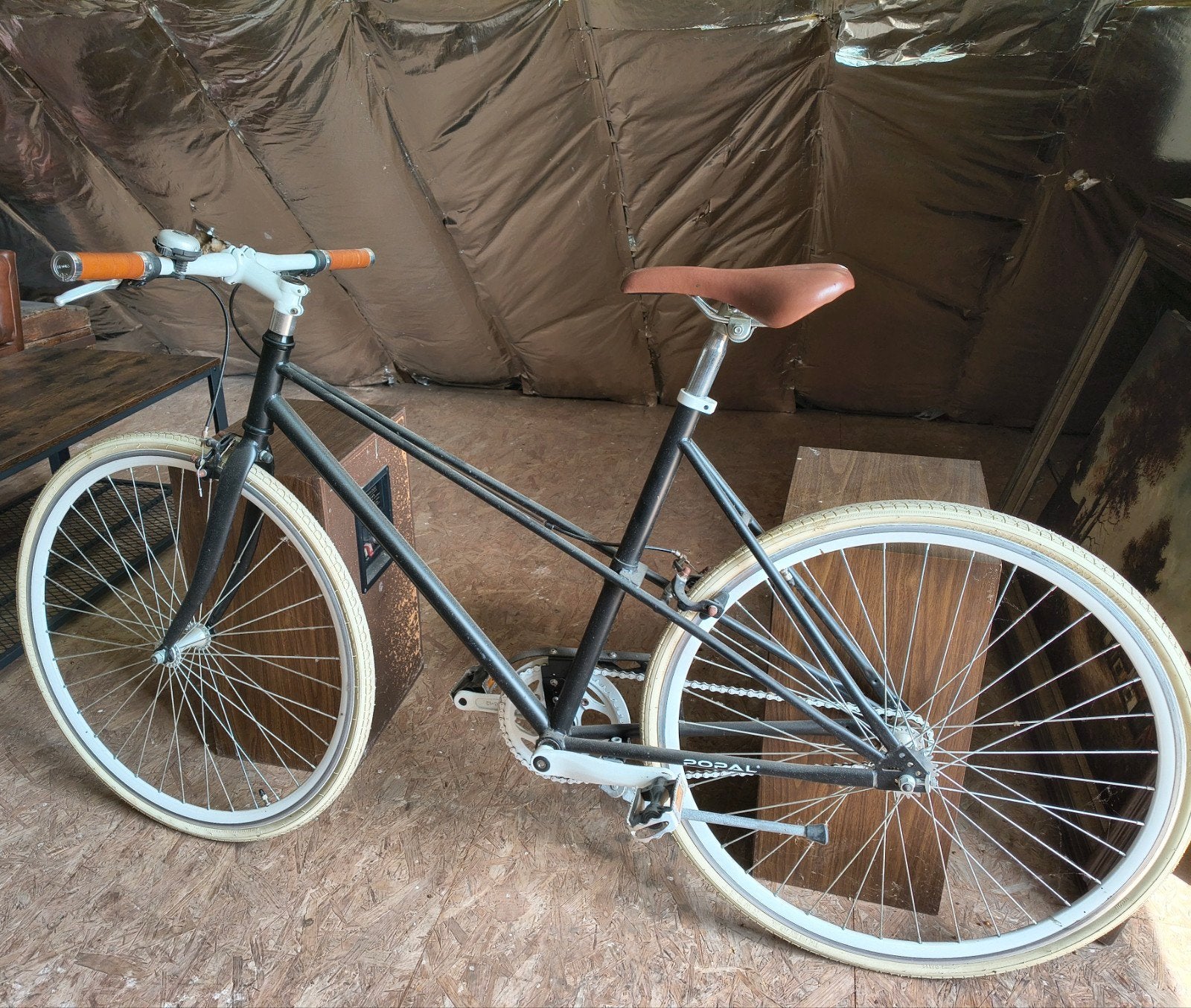 Popal fixie fiets, Ophalen