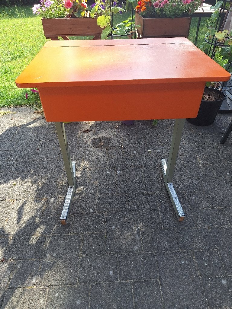 Vintage lessenaar, 65 cm, 50 cm, Vintage, Orange