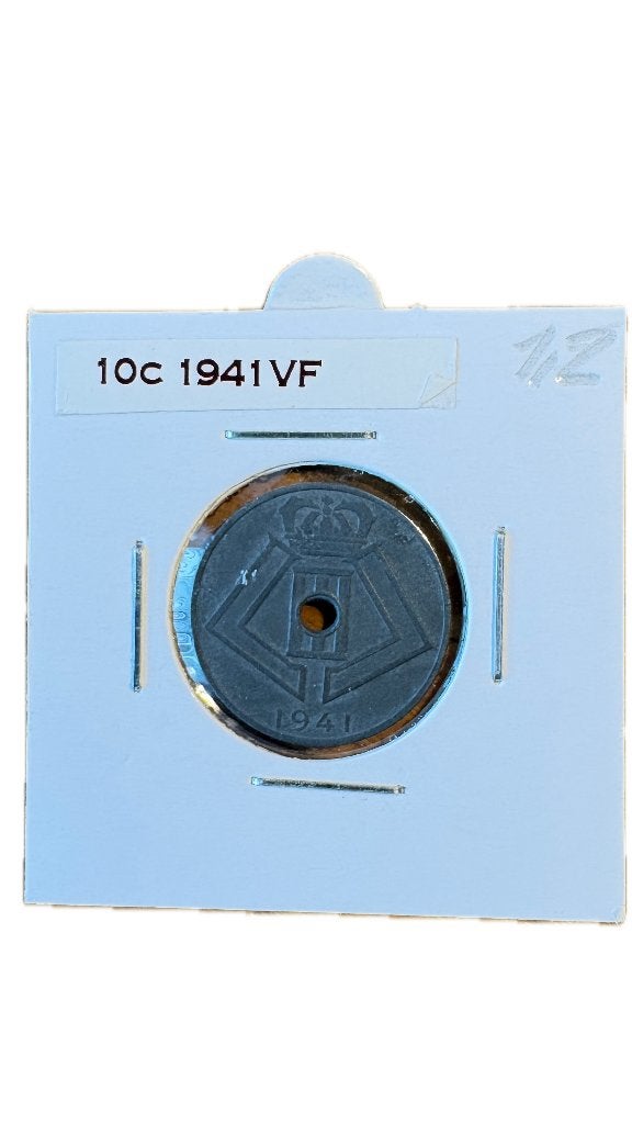 LEOPOLD III: 10c 1941VF, Postzegels en Munten, Ophalen of Verzenden