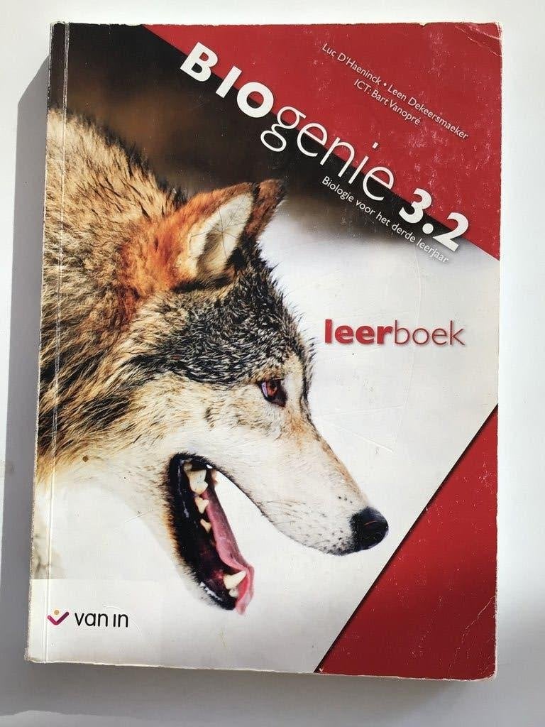 BIOgenie 3.2 leerboek, Boeken, Schoolboeken, Ophalen, Zo goed als nieuw, Biologie