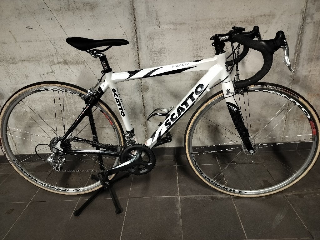 Scatto Falcon racefiets, Fietsen en Brommers, Gebruikt, Carbon, Velgrem, Minder dan 49 cm
