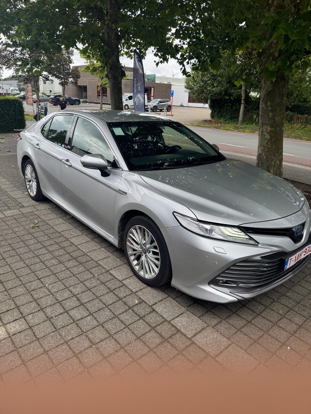 Toyota camry 2.5 hybrid bj 2022 Leder/ line assist/ adapt cr, Auto's, Automaat, 4 deurs, Parkeerassistent, Camry