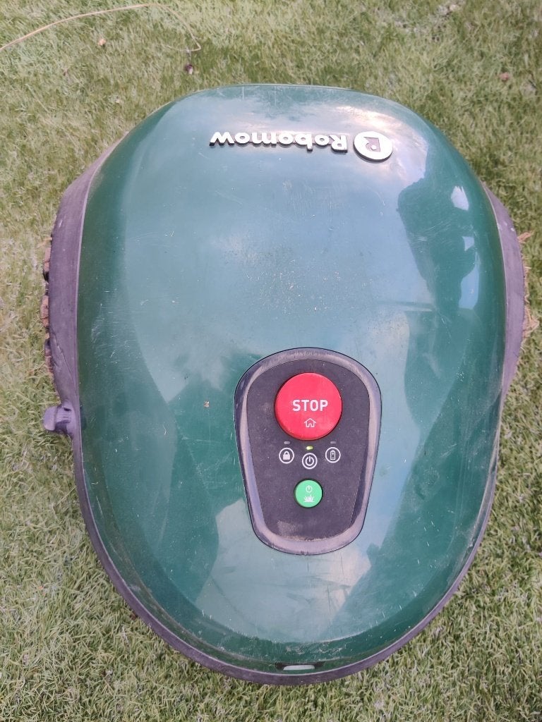 Tondeuse à gazon robotisée Robomow RT700, Enlèvement ou Envoi, Utilisé, Robomow, Avec capteur de pluie