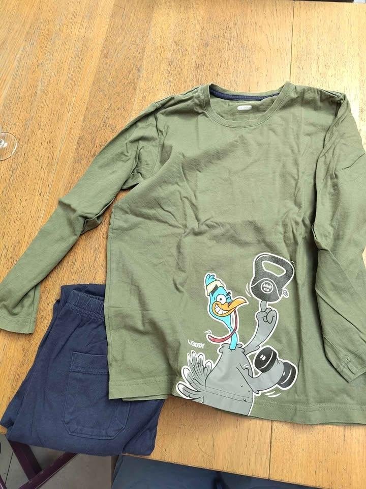 Woody pyjama's 10 jaar - 140 - Winter - 2 stuks, Kinderen en Baby's, Ophalen, Nacht- of Onderkleding, Gebruikt, Jongen