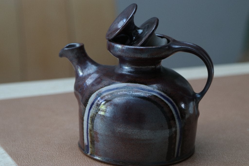 Deense keramische theepot ontwerp Jane Bailey vintage 1970, Ophalen of Verzenden
