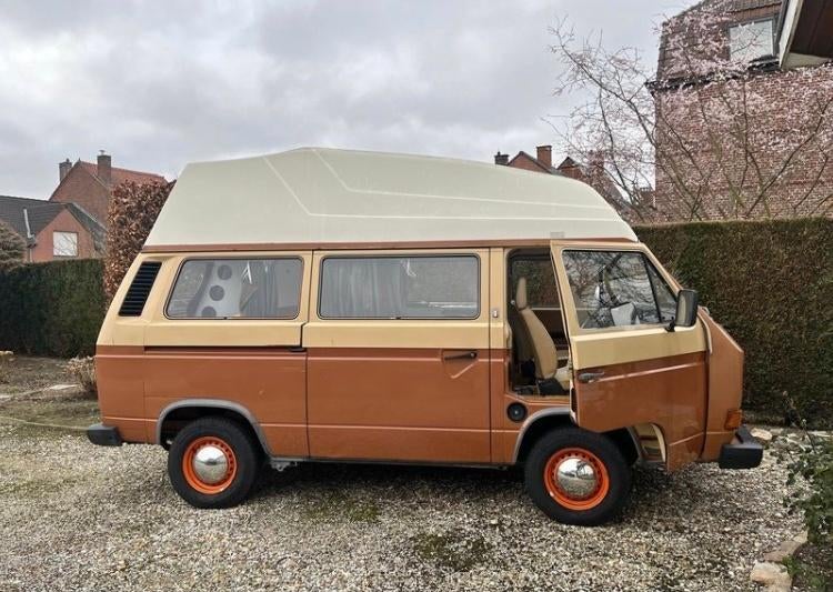 VW T3 Westfalia, Auto's, Volkswagen, Beige, 4 cilinders, Bruin, Handgeschakeld