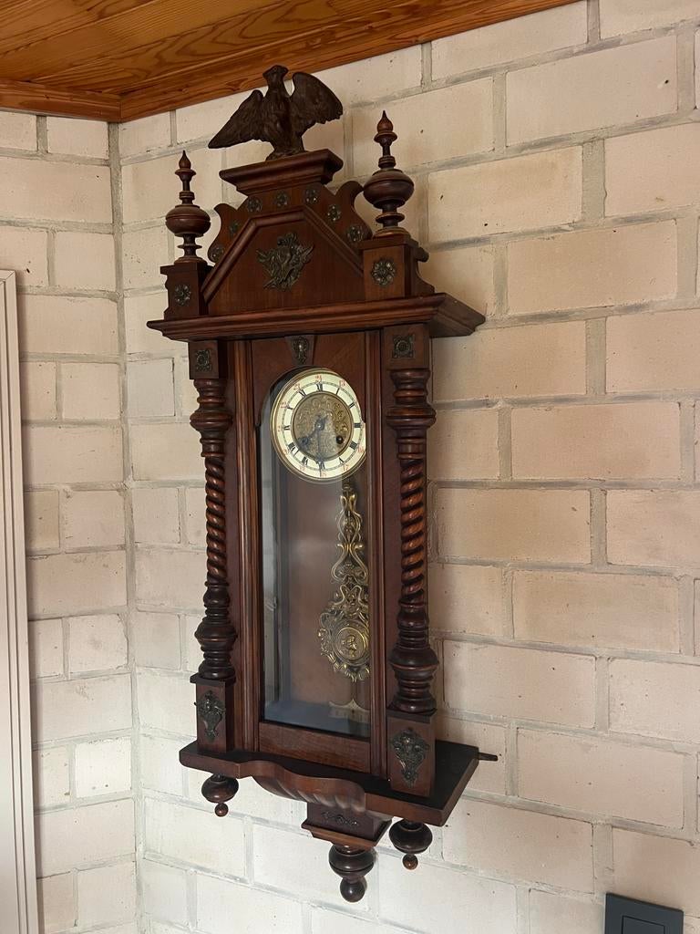 Antieke Weense Regulateur – Art Nouveau – Ca. 1900, Antiek en Kunst, Ophalen