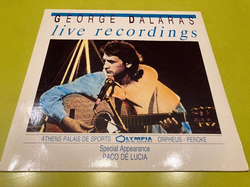 George Dalaras - Live Recordings * LP 1987, Ophalen of Verzenden, Gebruikt, 12 inch