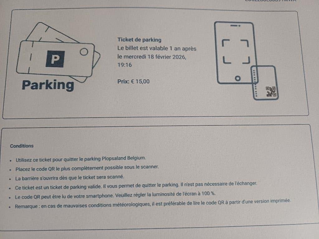 4places + parking plopsaland la panne