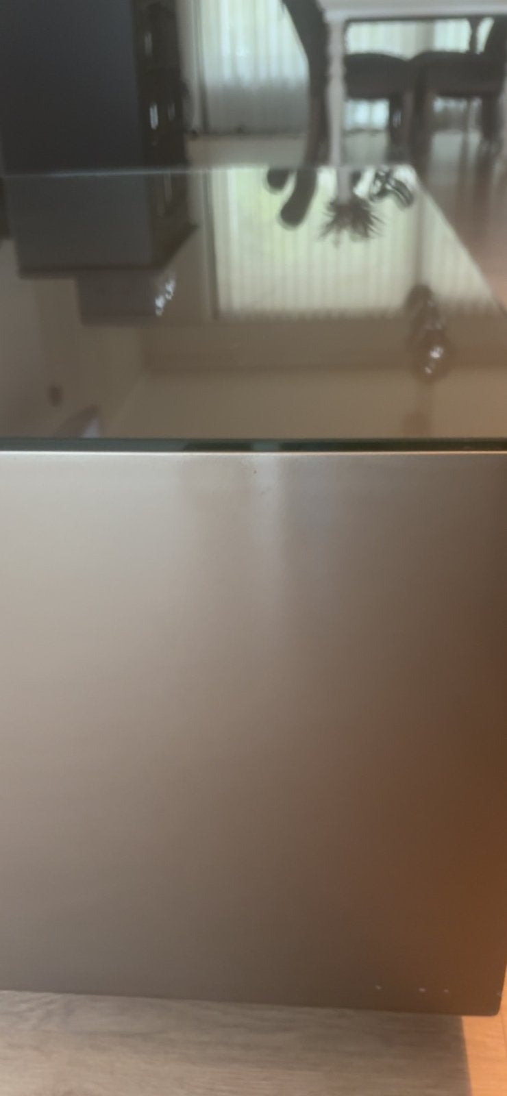 Gratis salontafel!, Huis en Inrichting, Ophalen, Zo goed als nieuw, Glas