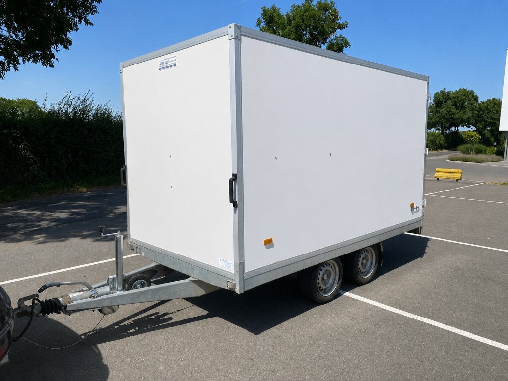 Hapert geremde gesloten kwaliteits aanhanger aanhangwagen, Ophalen, Gebruikt
