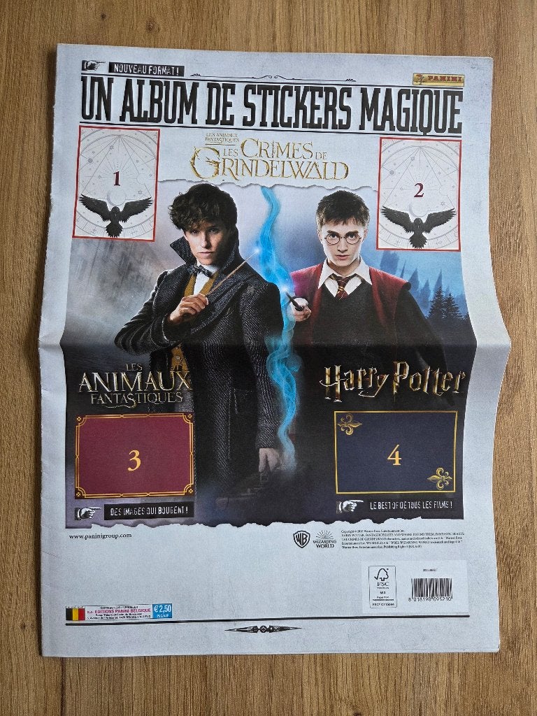 Album Panini vide Harry potter, Collections, Enlèvement ou Envoi, Comme neuf, Livre, Poster ou Affiche