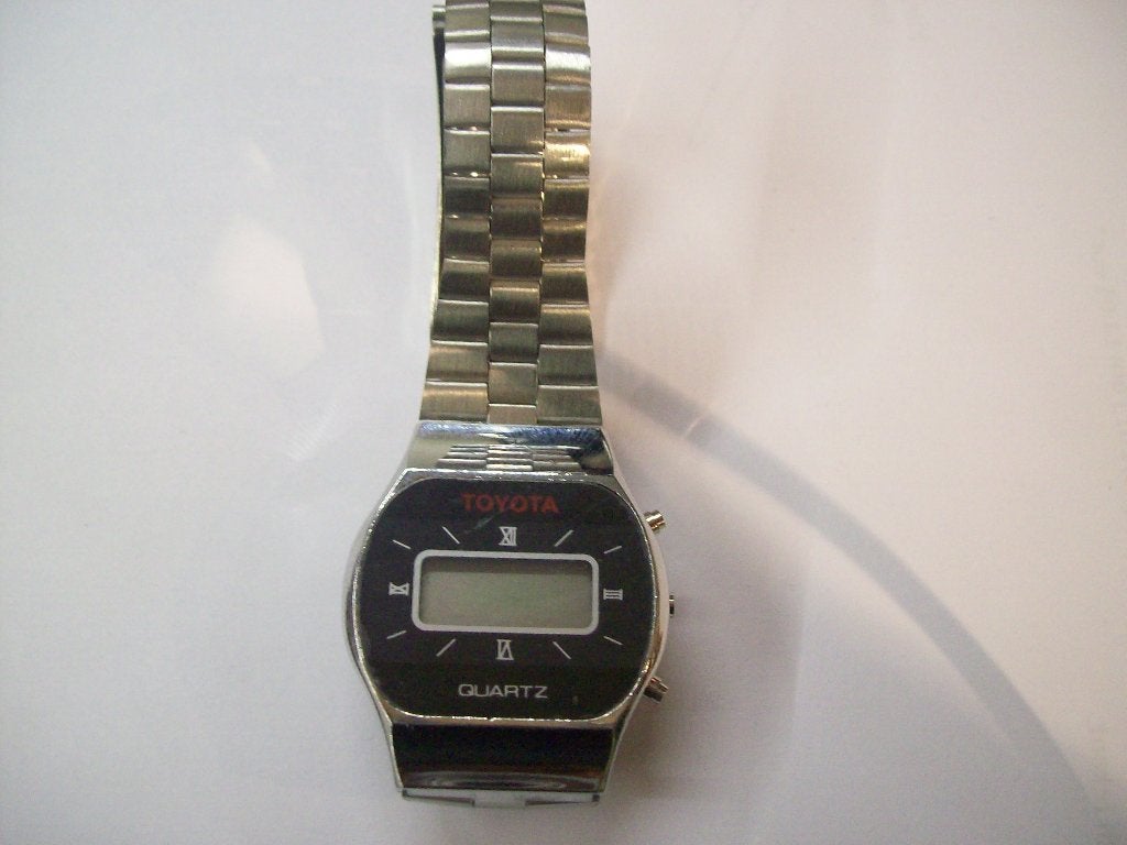 55 Quartz horloges TOYOTA, Handtassen en Accessoires, Horloges | Heren, Ophalen of Verzenden, Zo goed als nieuw, Polshorloge, Staal