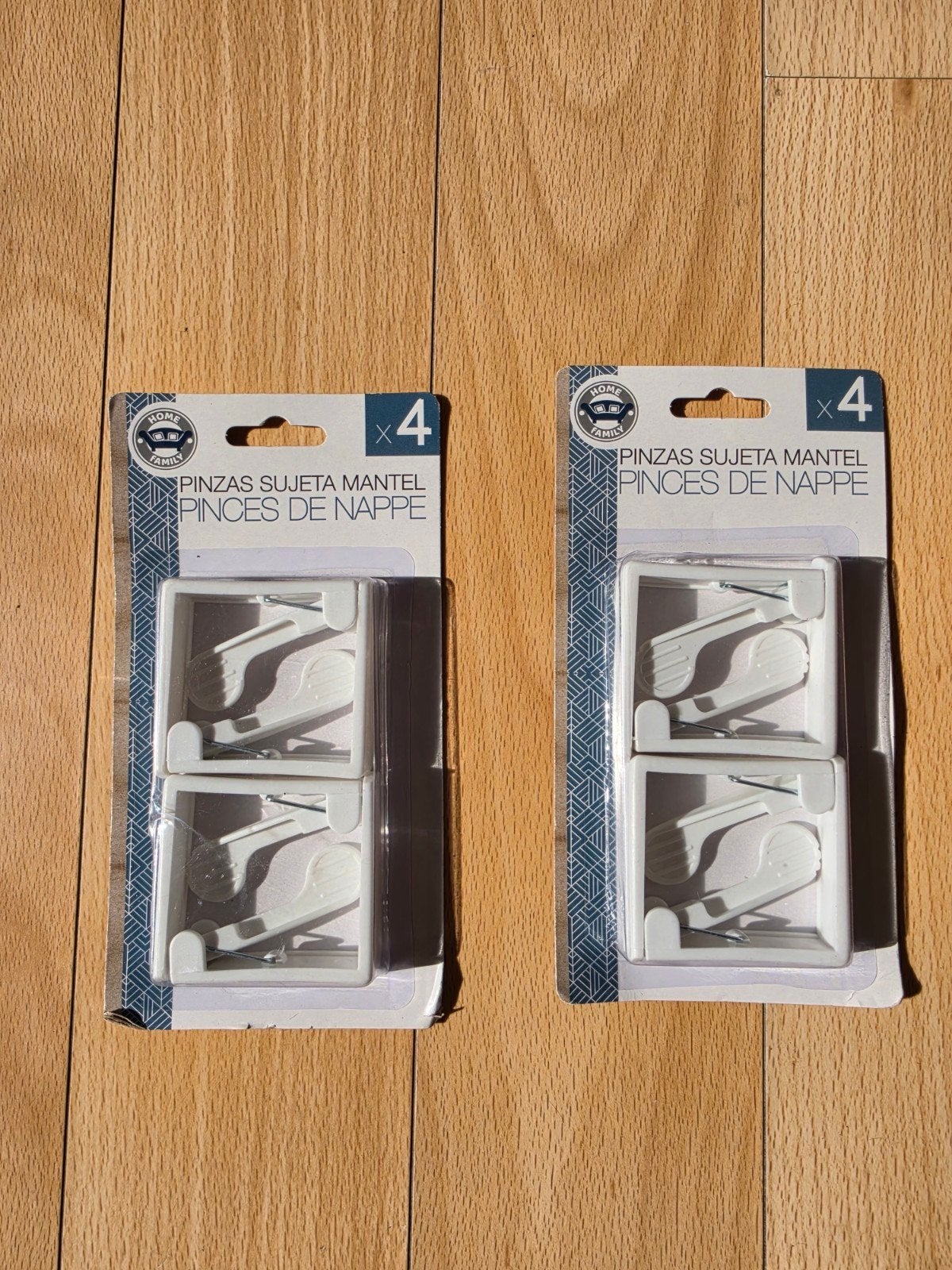Lot de 8 pinces de nappe blanches, Caravanes & Camping, Enlèvement ou Envoi