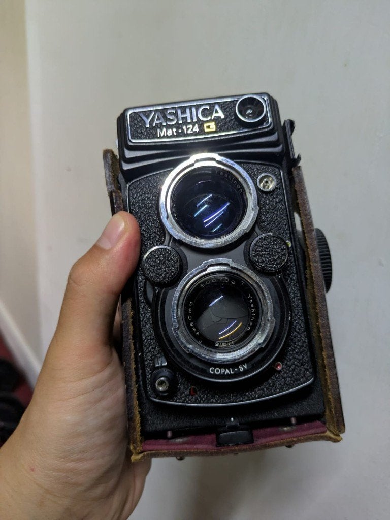 Yashica Mat 124-G, TV, Hi-fi & Vidéo, Appareils photo analogiques, Enlèvement, Utilisé, Autres Marques