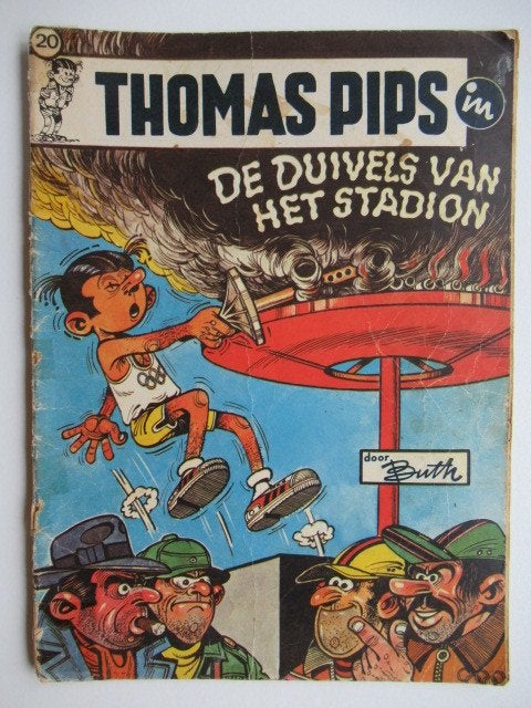 thomas pips...nr.20...de duivels van het stadion.....1st, Boeken, Stripverhalen, Ophalen of Verzenden, Gelezen