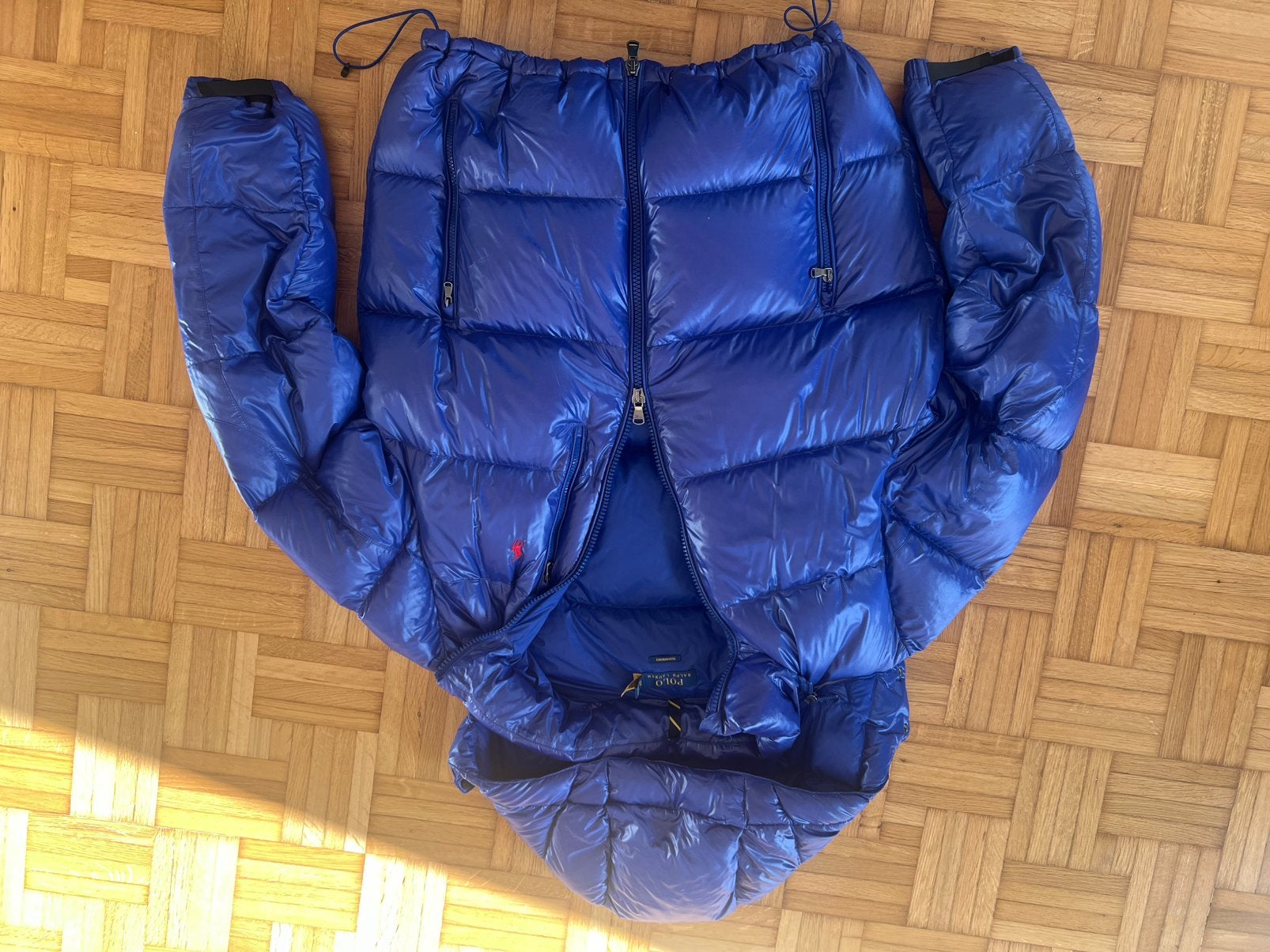 Doudoune polo ralph lauren, Enlèvement, Comme neuf, Taille 56/58 (XL), Bleu