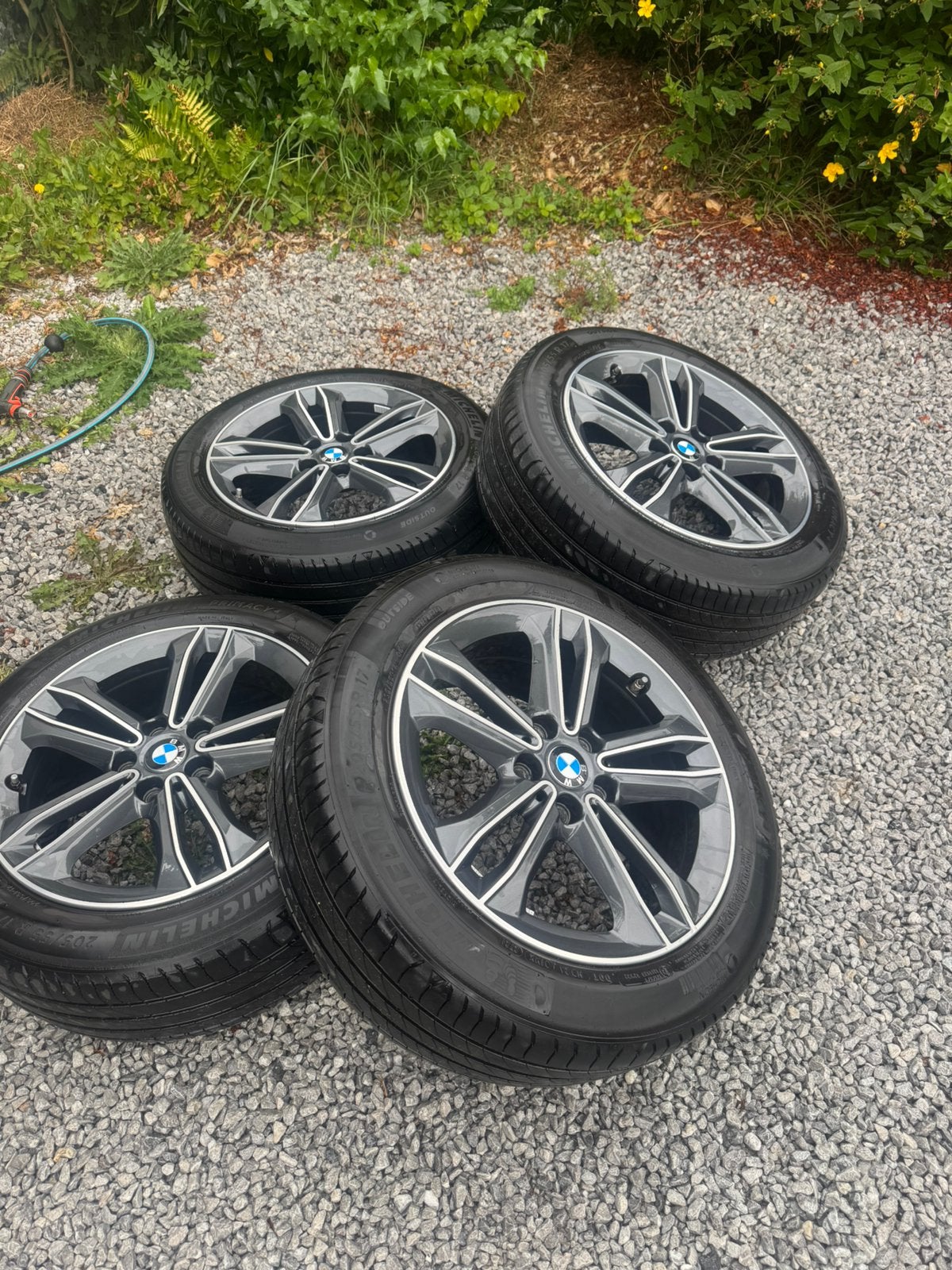Jantes BMW originales F46 gran tourer pneus etes, Auto-onderdelen, Banden en Velgen, Ophalen, Band(en)