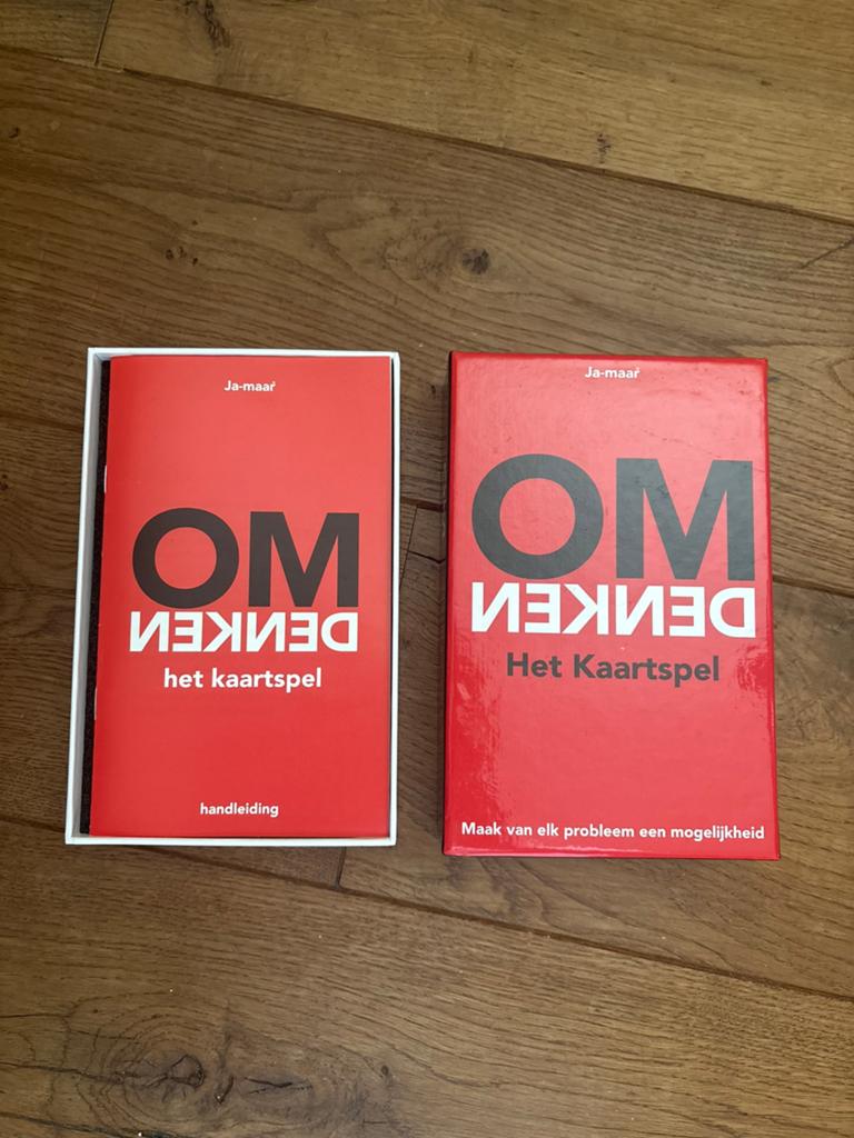 OMDENKEN – Het Kaartspel, Ophalen of Verzenden, Zo goed als nieuw