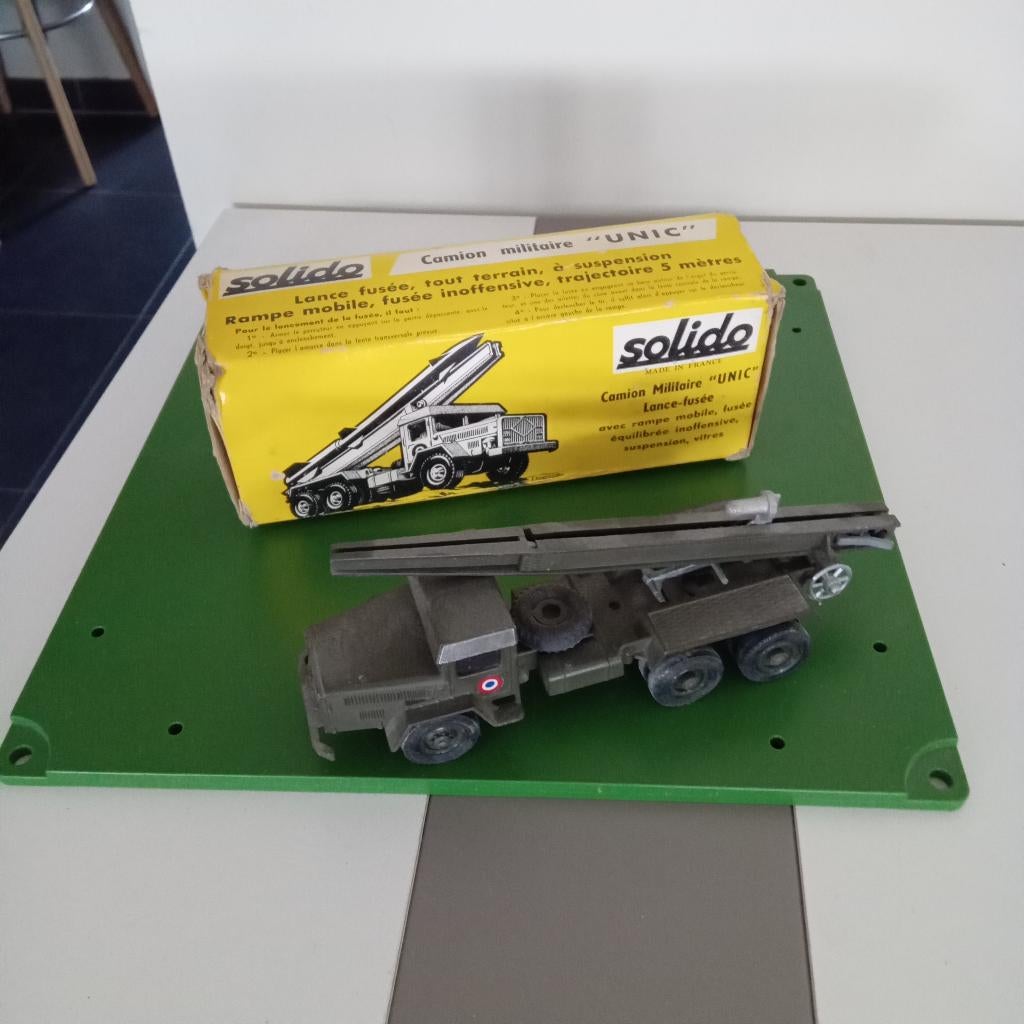 SOLIDO  UNIC SAHARA  1/43, Hobby en Vrije tijd, Modelauto's | 1:43, Verzenden, Solido
