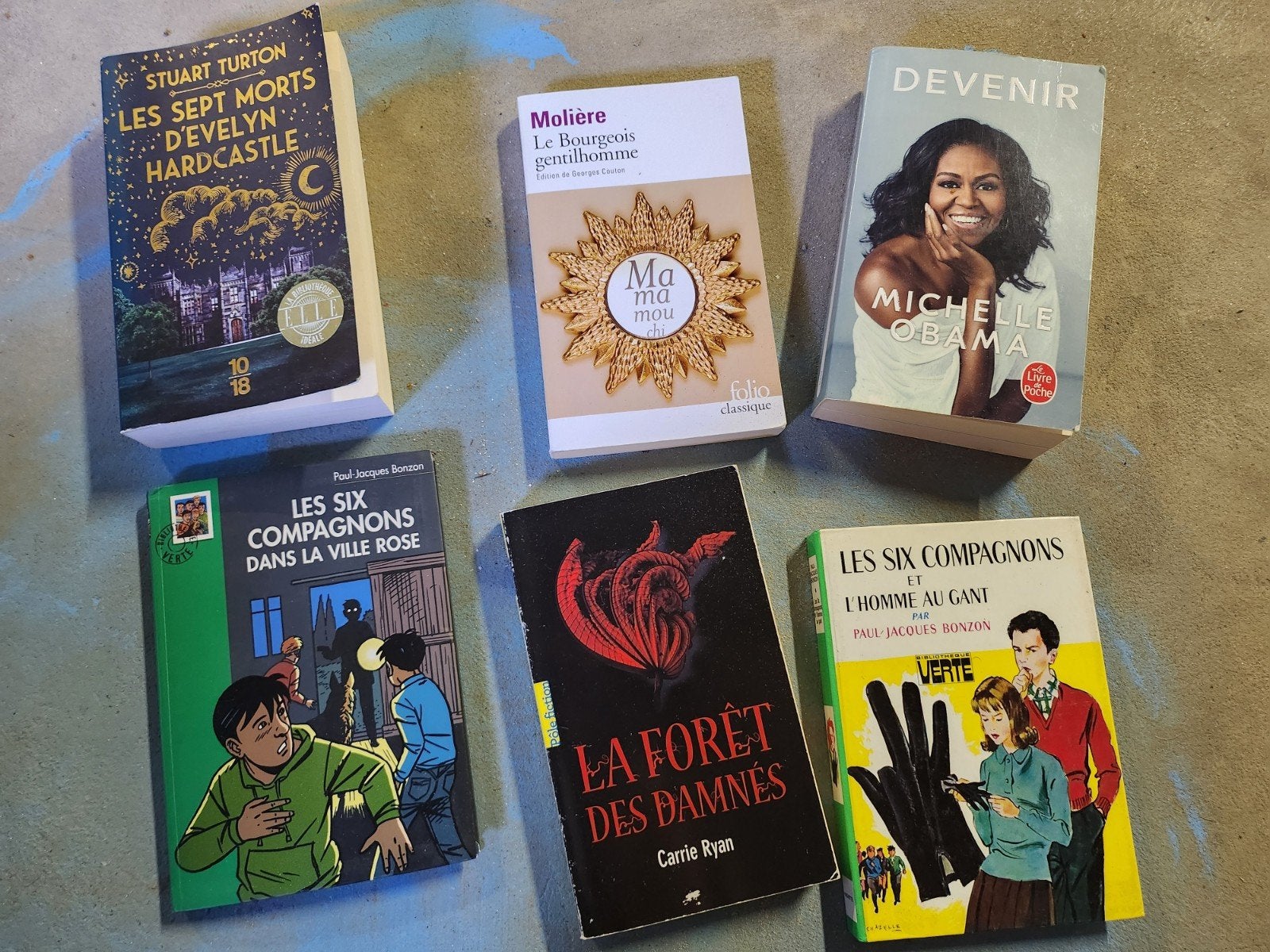 lot de 6 romans, Enlèvement ou Envoi