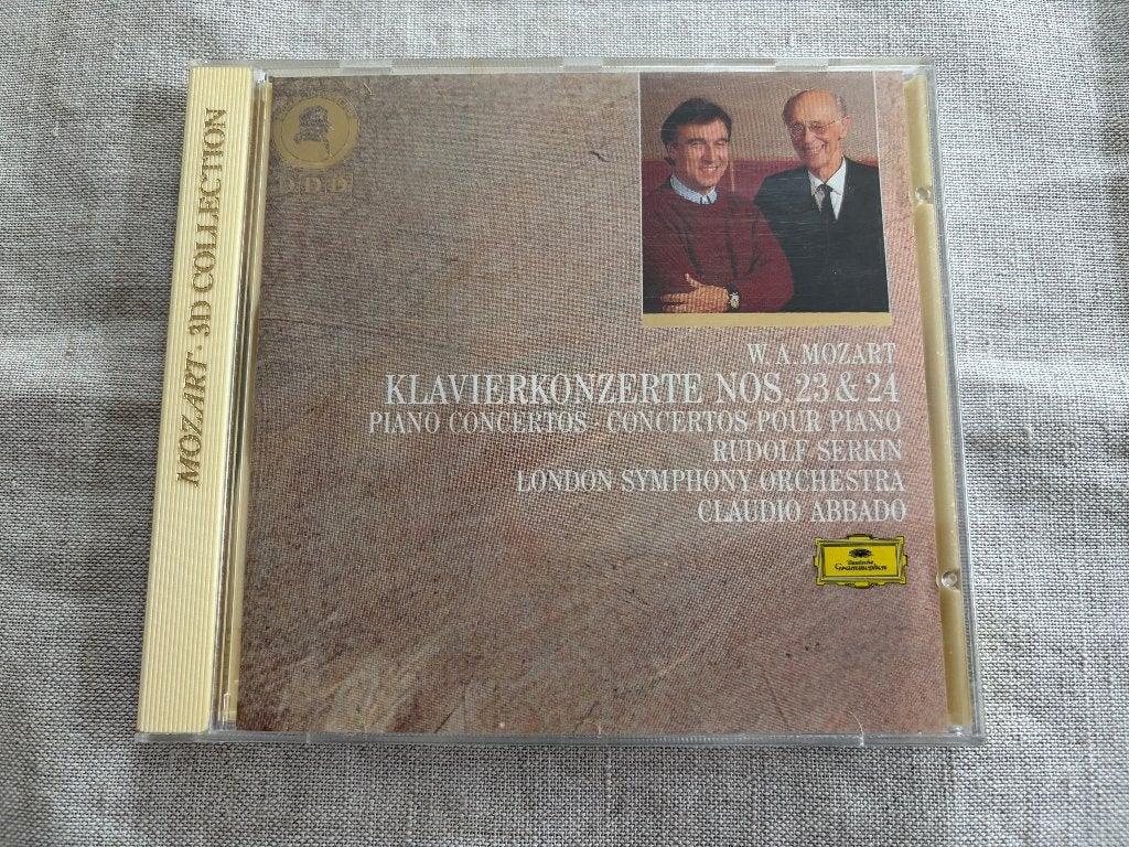 Mozart - Concerto pour piano 23 + 24 (LSO, Abbado - Serkin), Concerto solo, Mozart, Comme neuf, Enlèvement