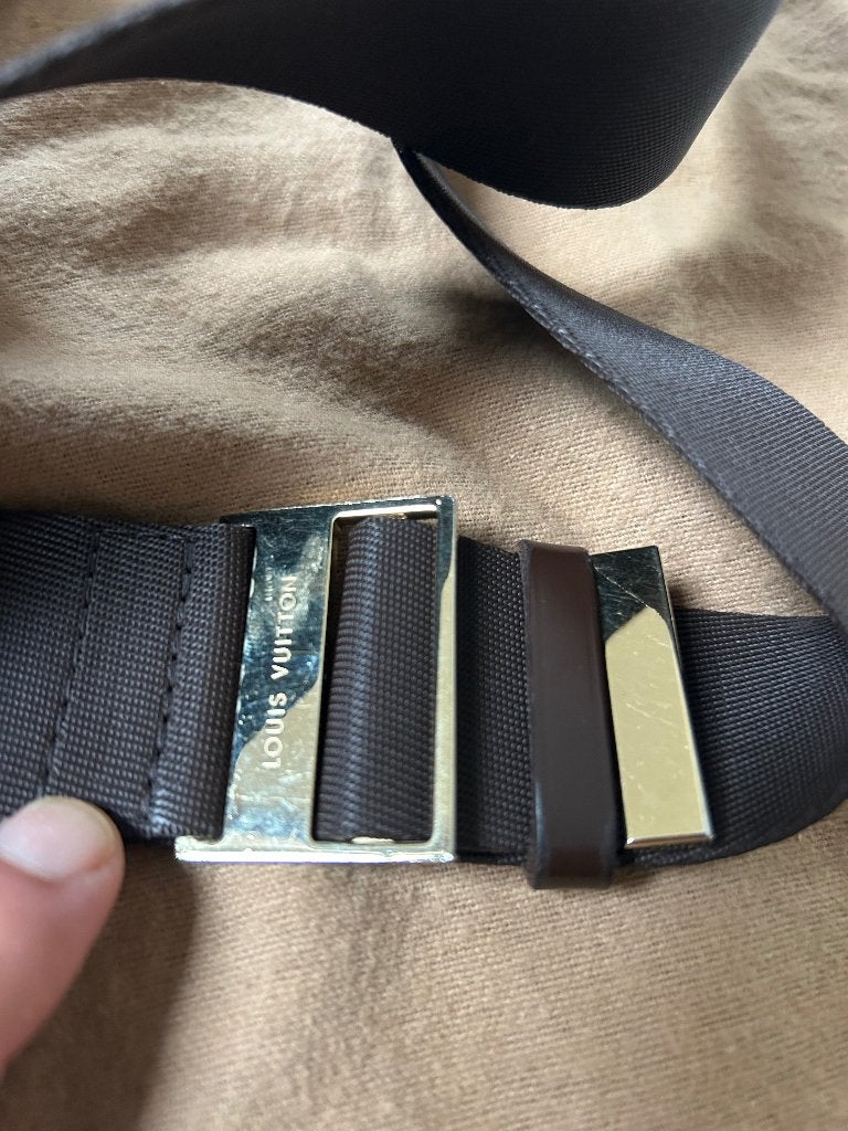 Saccoche, Handtassen en Accessoires, Ophalen of Verzenden, Zo goed als nieuw, Bruin, Schoudertasje