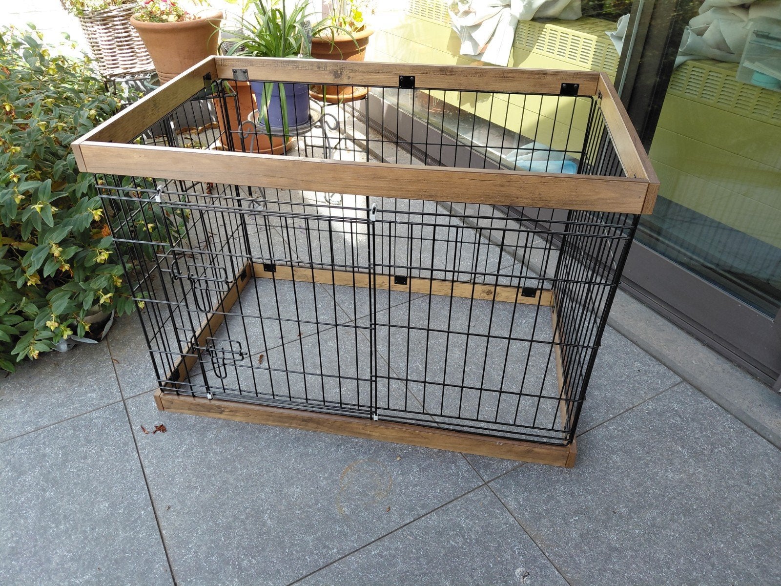 Puppyren, Dieren en Toebehoren, Ophalen, Hondenkennel, 65 tot 100 cm, Zo goed als nieuw