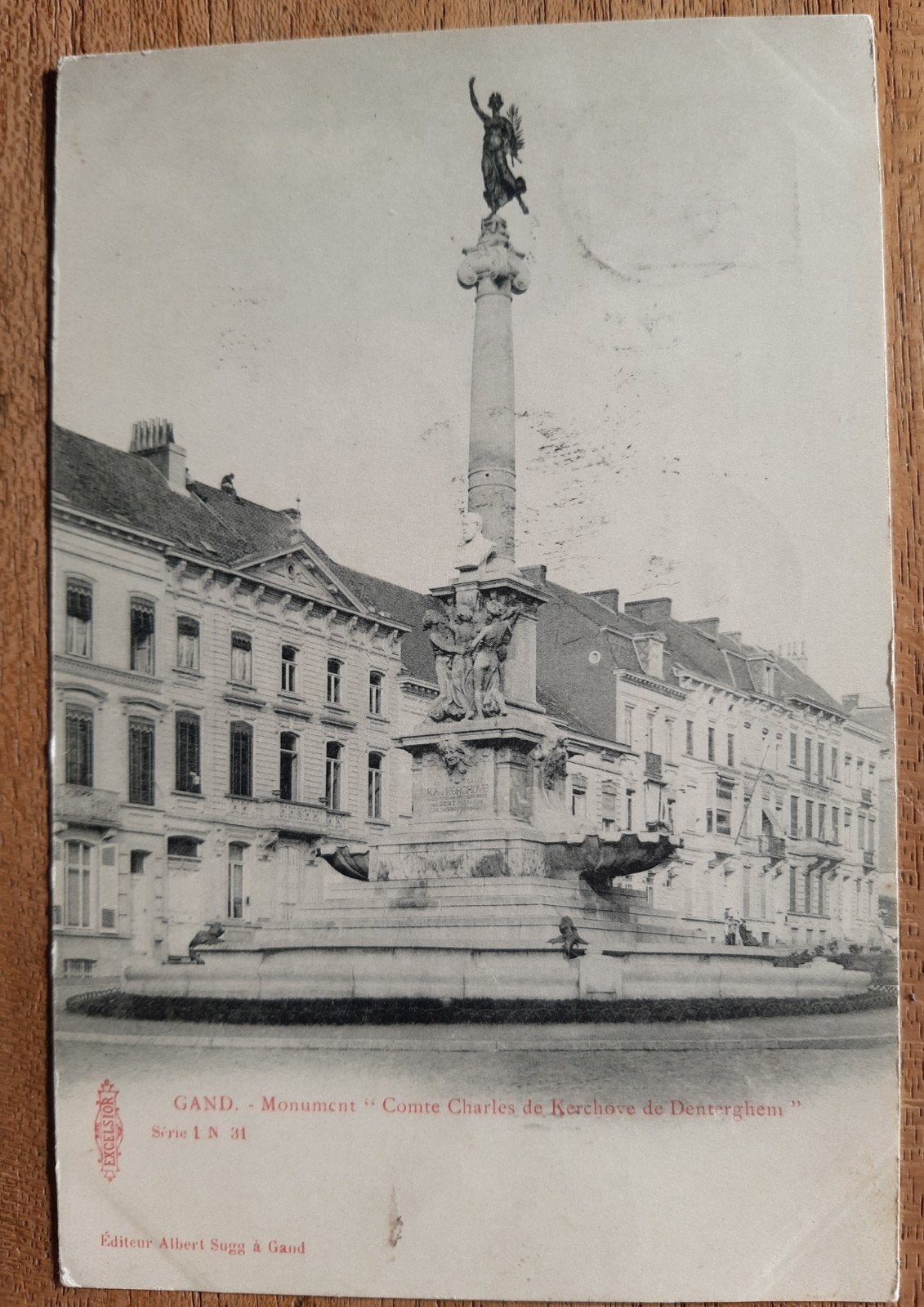 GENT GAND monument kerkhove de Dentergem 1905, Verzamelen, Ophalen of Verzenden
