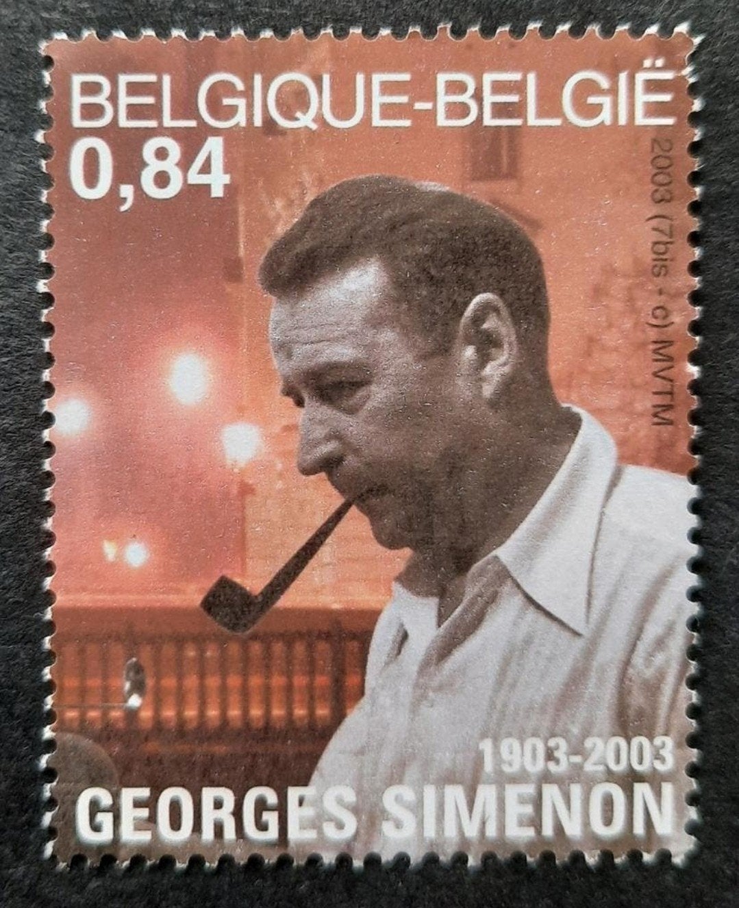 Belgique : COB 3169 ** Georges Simenon 2003., Sans timbre, Neuf, Enlèvement ou Envoi, Non oblitéré