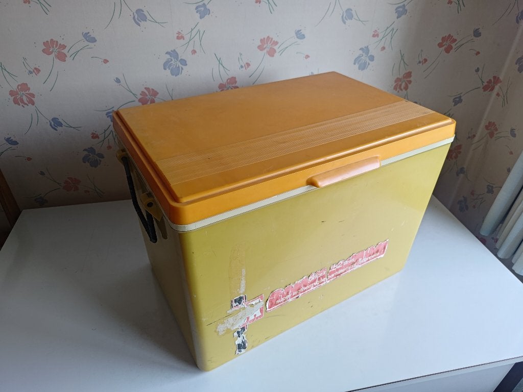 Ruime koelbox/frigobox 50L, Caravanes & Camping, Glacières, Enlèvement, Utilisé, Glacières, Élément de refroidissement