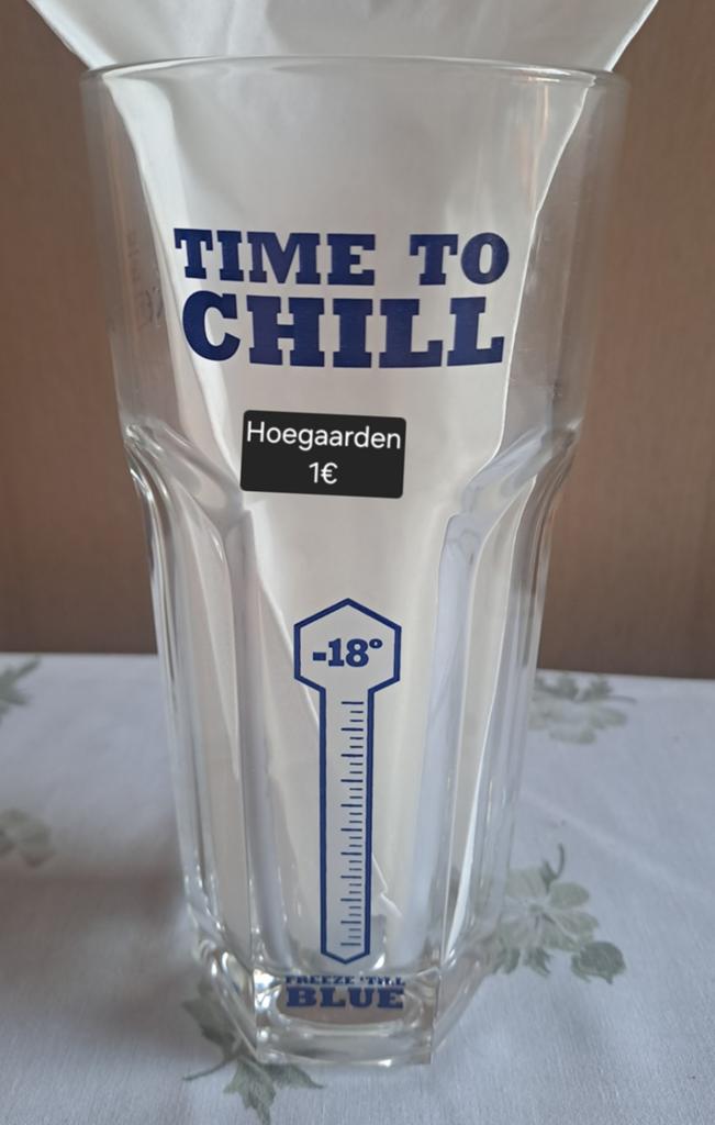 Hoegaarden Time to chill, Verzamelen, Ophalen, Bierglas