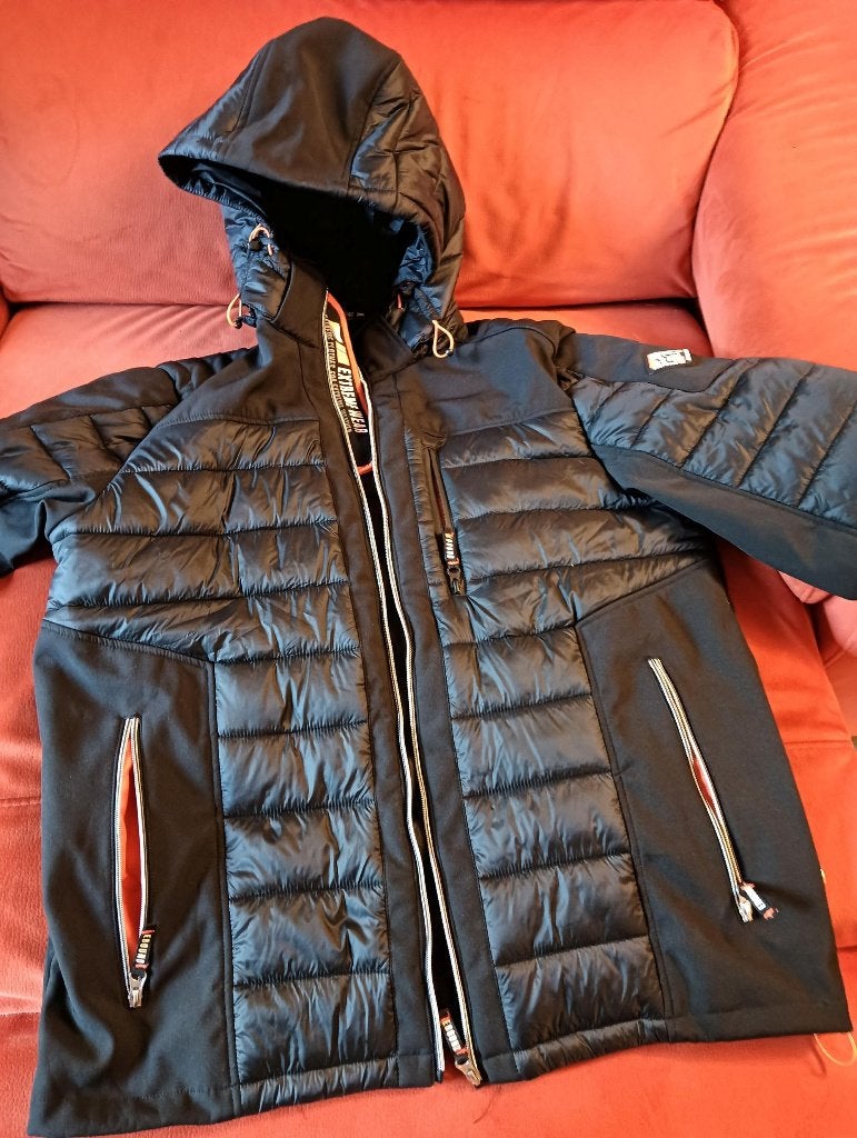 Veste d'hiver noire (et orange) Ebound XL, Neuf, Enlèvement ou Envoi, Taille 56/58 (XL), Autre