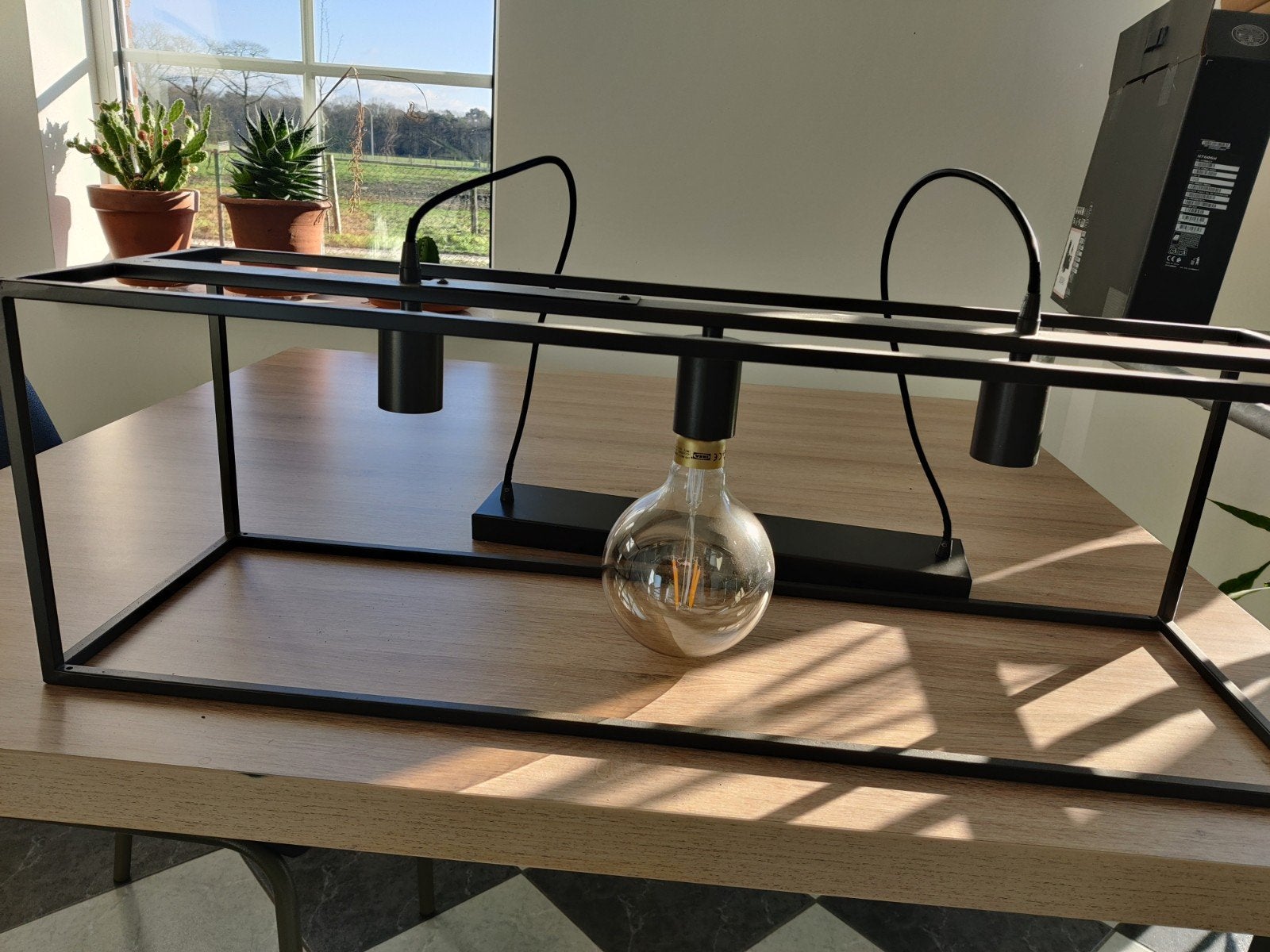 industriële lamp, Ophalen of Verzenden, Zo goed als nieuw, Metaal, Industrieel