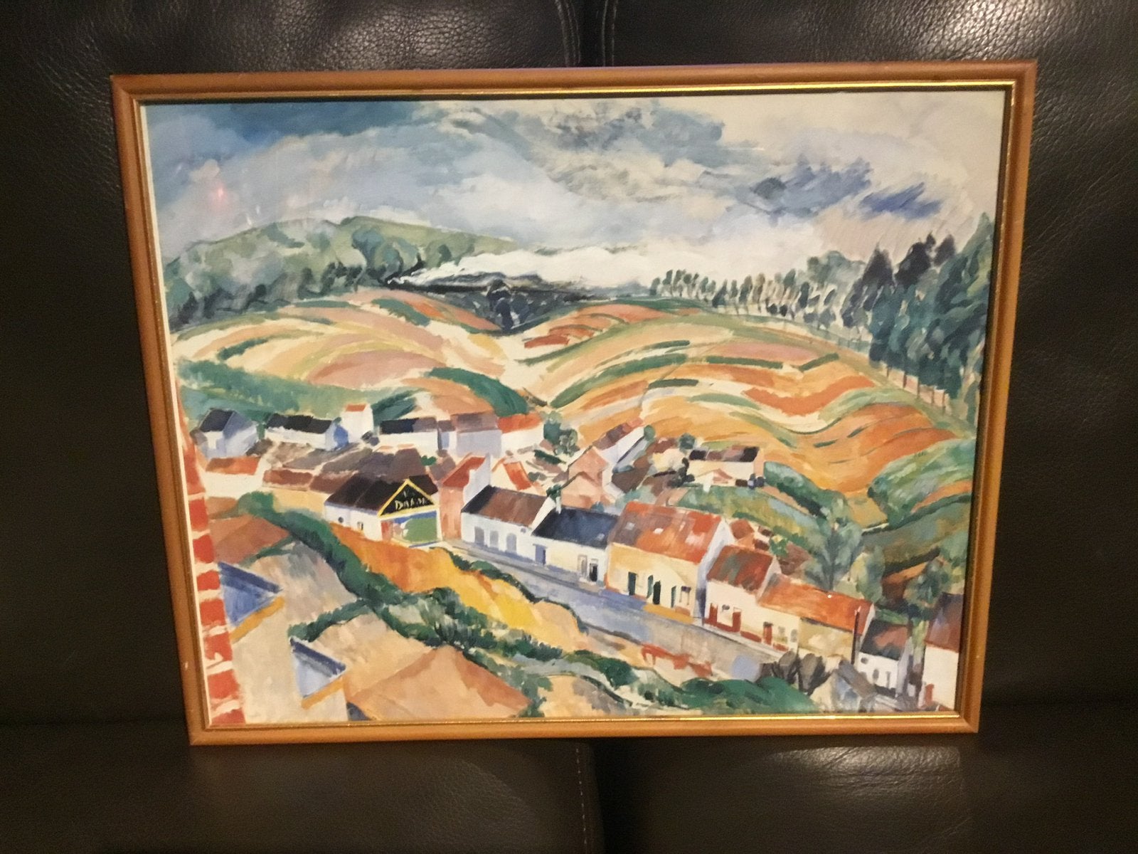 Reproduction de Rik Wouters : Paysage de Bosvoorde : 52x42cm, Enlèvement ou Envoi