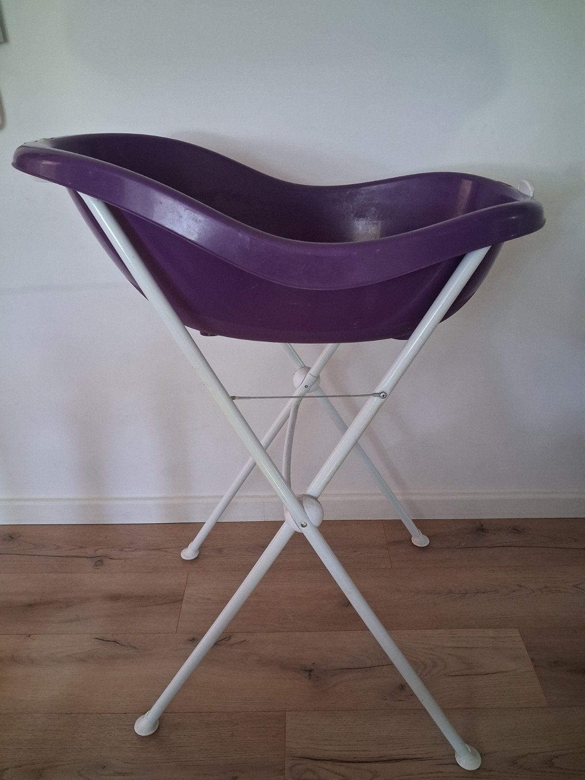 babybad met staander, Ophalen