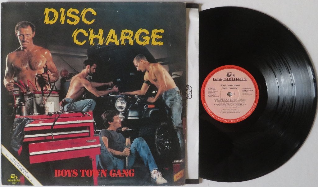 Boys Town Gang - Disc charge. Lp, Cd's en Dvd's, Beschermende buitenhoes, LP, Gebruikt, Ophalen of Verzenden