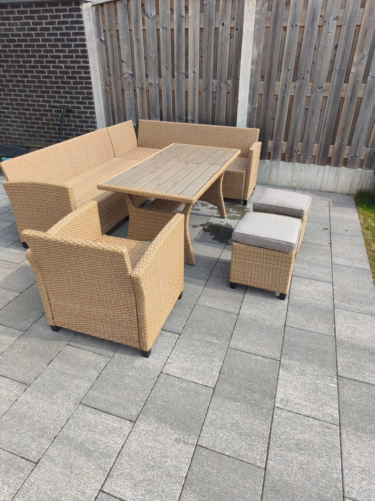 5 delig Lounge set te koop voor 8 personen, Enlèvement