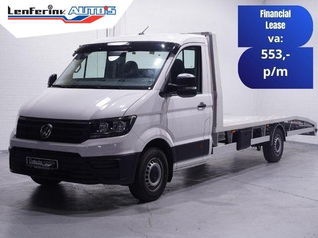 Volkswagen Crafter 2.0 TDI 140 pk L4 Autotransporter Airco,, Auto's, Bestelwagens en Lichte vracht, Electronic Stability Program (ESP)