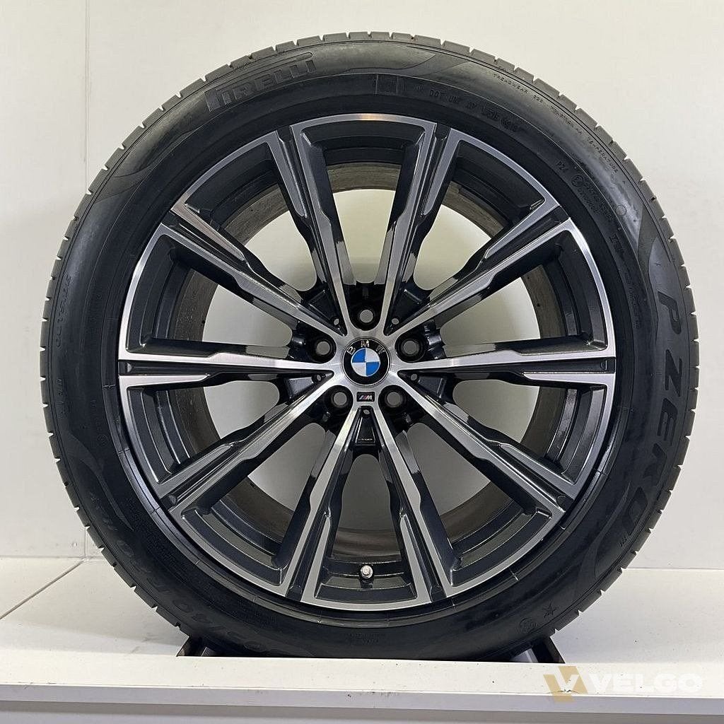 BMW X5 G05 EN X6 G06 BREEDSET VELGEN + ZOMERBANDEN 20 INCH O, Gebruikt, -, 275 mm, -
